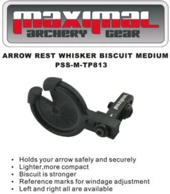 MAXIMAL ARROW REST WITH WHISKER BISCUIT REST MEDIUM