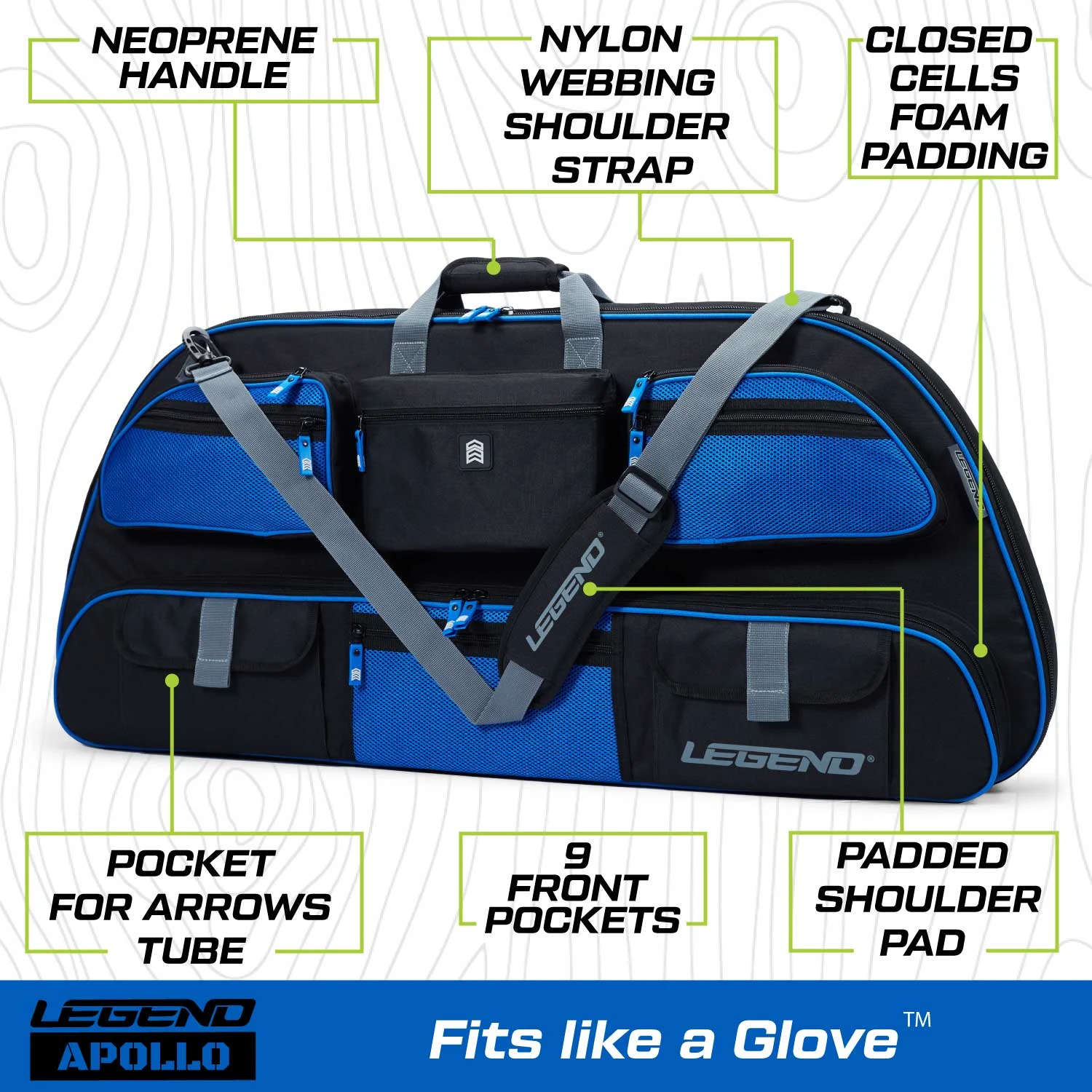 LEGEND ARCHERY APOLLO COMPOUND BOW CASE 2 LEGEND ARCHERY APOLLO COMPOUND BOW CASE - Image 2