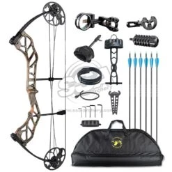 TOPOINT STARTING 28 OR 31 COMPOUND BOW PACKAGE RH -Chiltern Archery Store Camo Package