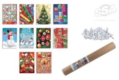 EGERTEC NOVELTY TARGET FACES -Chiltern Archery Store Christmas Faces PK10