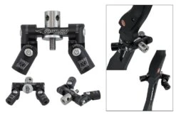 AVALON TEC X DUO – ADJUSTABLE V-BAR MOUNT 5/16 BLACK